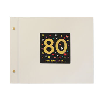 Personalised 80th Birthday Photo Album, 5 of 12