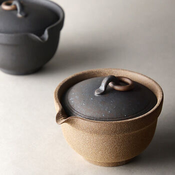 Handmade Ceramic Gaiwan And Cup Set Ring, 2 of 7