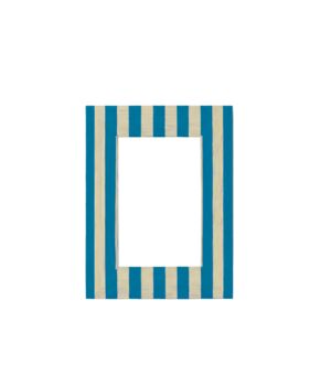 Upcycled Hand Painted Stripe Eco Wooden Photo Frame, 2 of 12