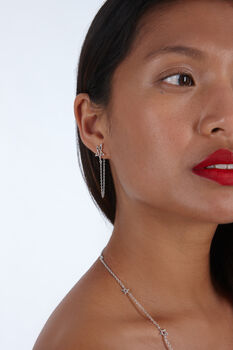 Sol Star Loop Earrings, 3 of 3