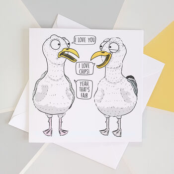 Funny Seagull Love Card, 3 of 4
