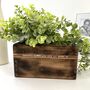 Personalised Wood And Copper Pot Planter, thumbnail 1 of 5