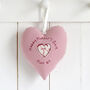 Personalised 40th Birthday Hanging Heart Gift For Her, thumbnail 7 of 12