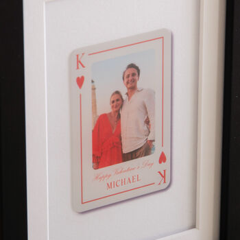 Personalised Valentine's Day Playing Card Photo Frame, 2 of 10
