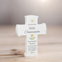 Personalised Holy Communion Cross Wooden Ornament, thumbnail 1 of 5
