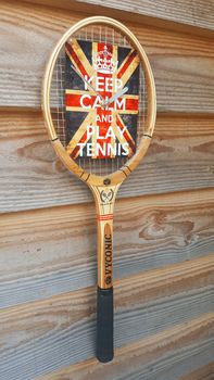 Keep Calm Tennis Racket Clock, 2 of 5