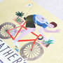 Cycling Dad Father's Day Card, thumbnail 2 of 2