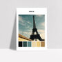 Paris Eiffel Tower, Colour Palette Print, thumbnail 3 of 4