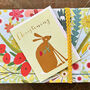 Mini Gold Foiled Christening Card, thumbnail 1 of 4