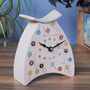 Colourful Ceramic Clock With Dots, thumbnail 3 of 7