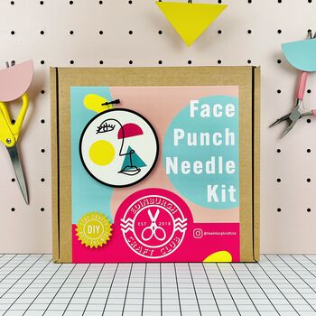 Abstract Face Punch Needle Art Kit, 2 of 5