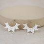 Sterling Silver Sunburst Earrings, thumbnail 1 of 4