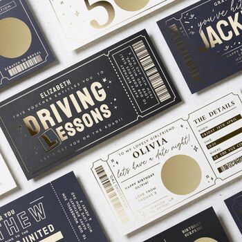 Personalised Scratch Reveal Driving Lessons Voucher, 8 of 8