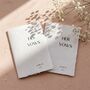 Vow Books Personalised Wedding Vow Cards Cotton Paper, thumbnail 8 of 12