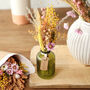 Spring Meadow Dried Flower Posy With Vase, thumbnail 3 of 6
