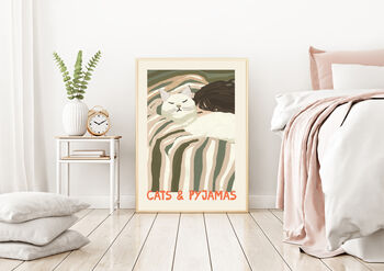 Cats And Pyjamas Art Print, 3 of 3