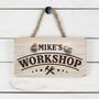 Personalised Wooden Workshop Sign, thumbnail 2 of 3