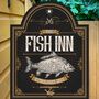 Fish Inn Traditional Bar Sign, thumbnail 1 of 12