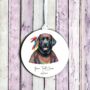 Personalised Black Labrador Hippie Dog Decoration, thumbnail 2 of 2