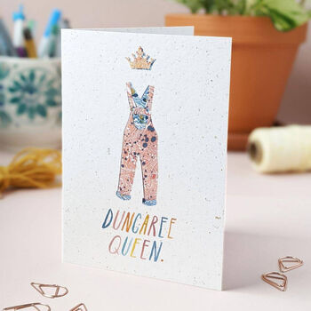 Dungaree Queen Card, 2 of 2