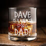 Crazy Dog Dad Whiskey Glass Gift Set, thumbnail 5 of 8