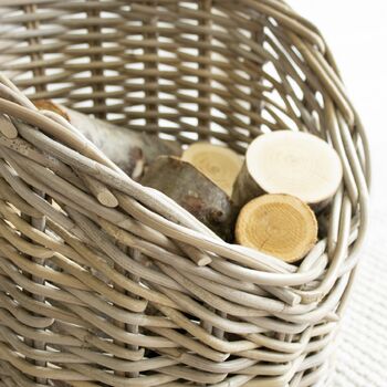 Rattan Firewood Log Basket, 3 of 3