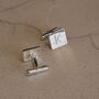 Personalised Silver Word Game Cuff Links, thumbnail 5 of 8