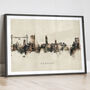 Newport Skyline Cityscape Art Print, thumbnail 12 of 12