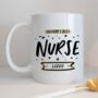 Personalised Best Nurse Mug Keyworker Gift, thumbnail 1 of 4