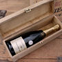 Best Father Personalised Wooden Wine Box, thumbnail 3 of 4