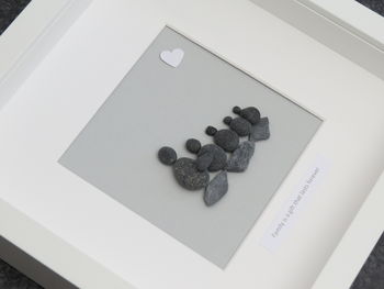 Personalised Family Pebble People Picture Artwork, 8 of 8