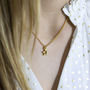Gold Plated Star Necklace, thumbnail 1 of 9