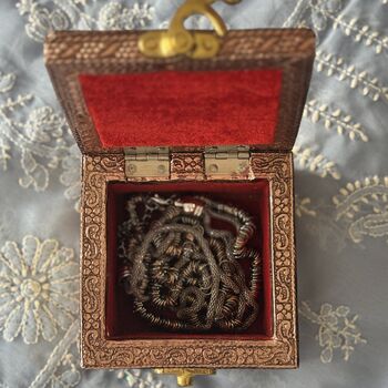 Jewellery Storage Box, Indian Trinket Box, 3 of 12