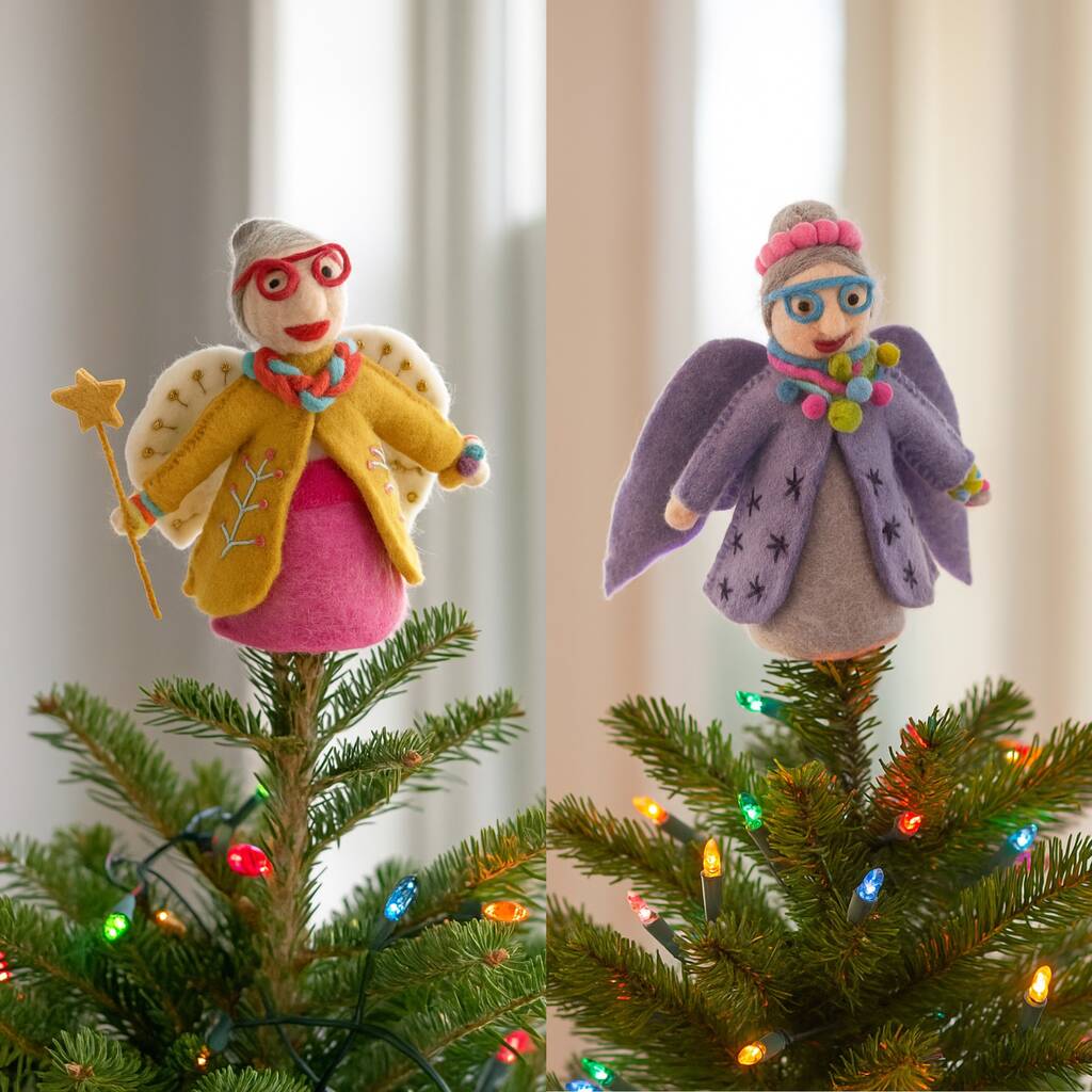 Handmade Fairy Godmother Tree Topper, 1 of 5