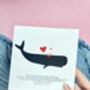 Weird Love, Anniversary Whale Card, thumbnail 6 of 6