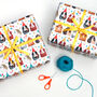 Party Guinea Pig Wrapping Paper, thumbnail 3 of 3
