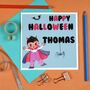 Little Devil Personalised Halloween Card, thumbnail 1 of 5