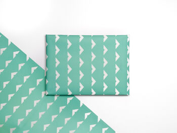 Scandi Disco Green Gift Wrap And Tags, 2 of 4
