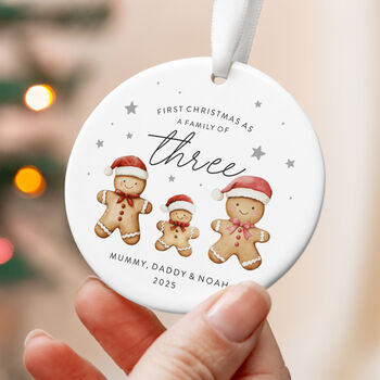 Personalised Family First Christmas Ornament 2025, 6 of 7