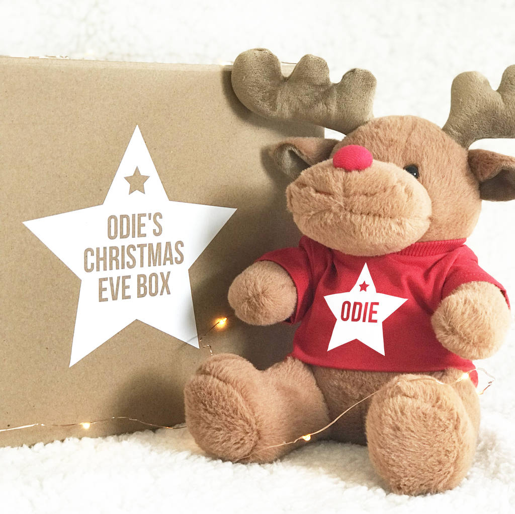 small reindeer soft toy