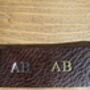 Thick Black Men's Leather Belt Distressed Finish, thumbnail 7 of 8