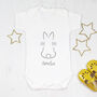 My First Easter Baby Bunny Rabbit Babygrow, thumbnail 1 of 2