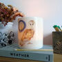 Barn Owl And Moon Candle Holder, thumbnail 1 of 12
