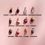 This Is 40. Happy 40th Birthday Birthstone Necklace, thumbnail 3 of 8