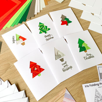 Christmas Card Making Kit | Iris Folding, 2 of 6