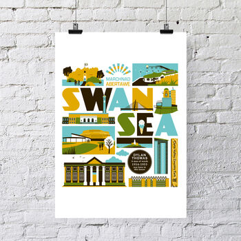 Swansea City, South Wales Print, 2 of 2