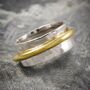 Gold Plated Sterling Silver Spinning Bangle, thumbnail 3 of 5