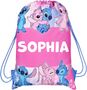Disney Lilo And Stitch Drawstring Bag Personalised Girls, thumbnail 1 of 6