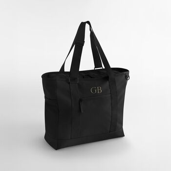 Personalised Monogram Gym Tote Bag, Weekend Holdall, 2 of 5