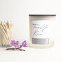 Personalised Thank You Soy Wax Scented Candle, thumbnail 4 of 10